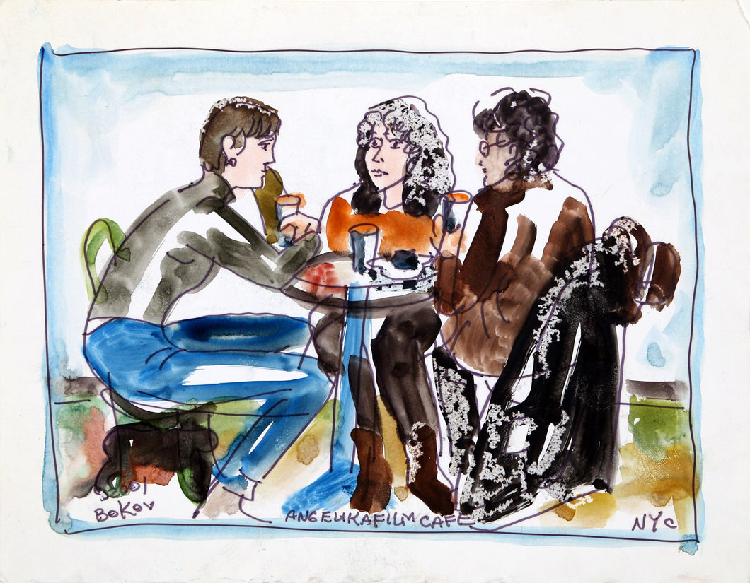 Friends at Angelika Film Center, NYC Mixed Media | Konstantin Bokov,{{product.type}}