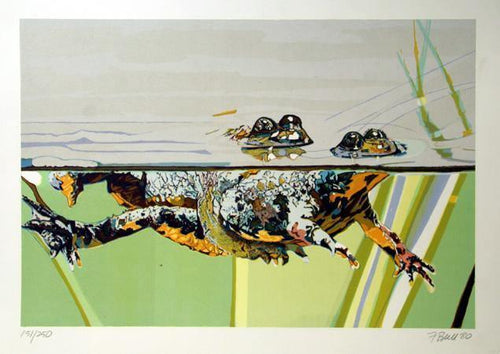 Frogs Screenprint | Fran Bull,{{product.type}}