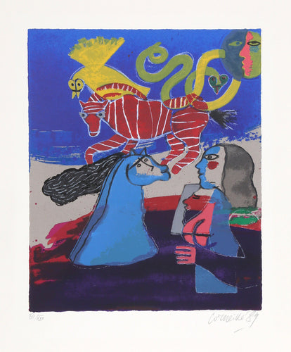 From the Portfolio of Six Reves Peints 4 Lithograph | Corneille,{{product.type}}