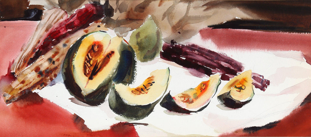 Fruit Still Life (P3.14) Watercolor | Eve Nethercott,{{product.type}}