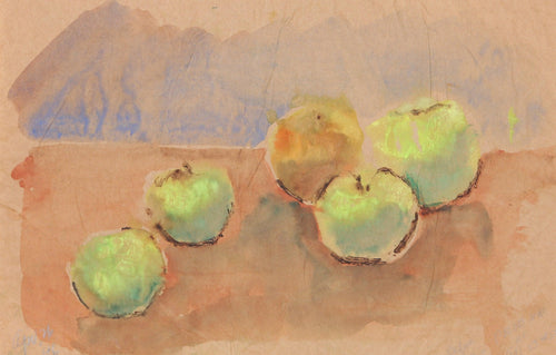Fruit Still Life (P5.50) Watercolor | Eve Nethercott,{{product.type}}