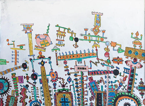 Full Color War #3 Mixed Media | Seymour Chwast,{{product.type}}