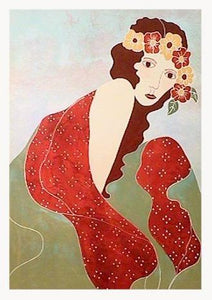 Gabrielle Lithograph | Gina Lombardi Bratter,{{product.type}}