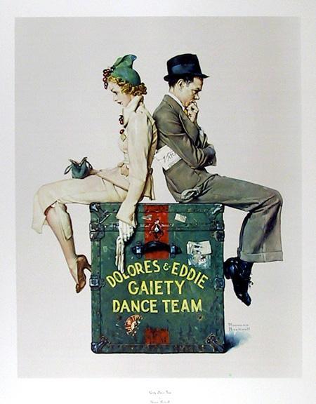 Gaiety Dance Team Poster | Norman Rockwell,{{product.type}}