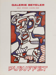 Galerie Beyeler 2 Poster | Jean Dubuffet,{{product.type}}