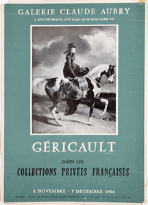 Galerie Claude Aubry Exhibition Poster | Théodore Géricault,{{product.type}}