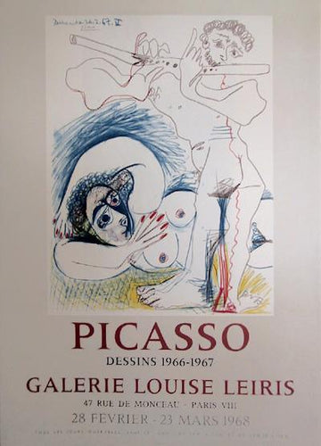Galerie Louis Leiris: Dessins 1966-1967 Poster | Pablo Picasso,{{product.type}}