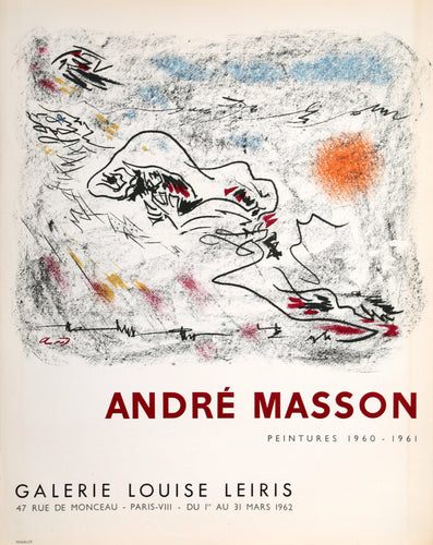 Galerie Louis Leiris (Peintures) Poster | Andre Masson,{{product.type}}