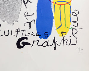 Galerie Maeght (Art, Sculpture et Graphique) Lithograph | Joan Miro,{{product.type}}