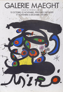 Galerie Maeght Exhibtion Lithograph | Joan Miro,{{product.type}}