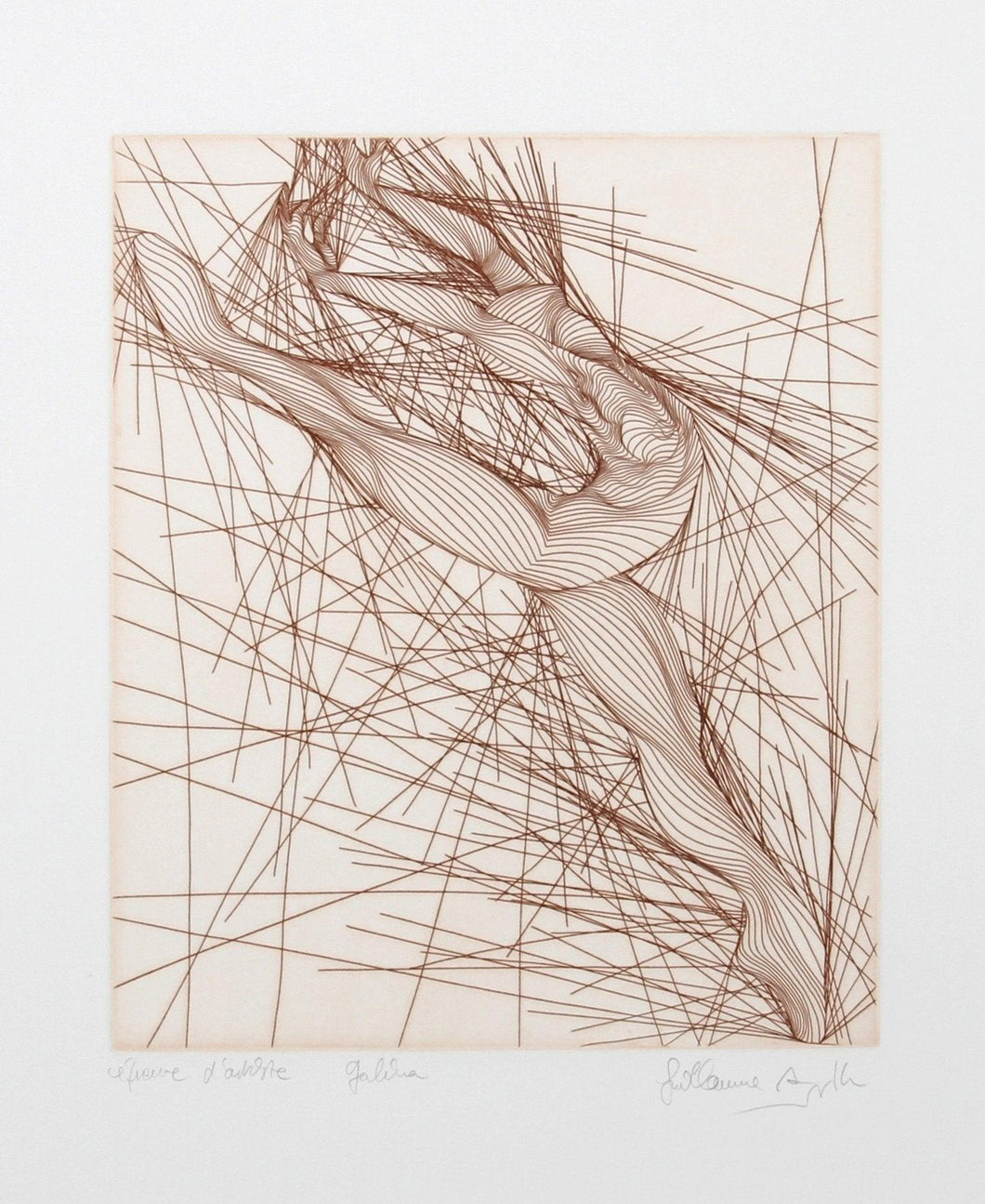 Galina Etching | Guillaume Azoulay,{{product.type}}