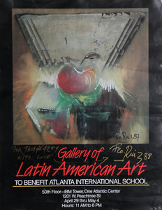 Gallery of Latin American Art Poster | Francisco Ruiz,{{product.type}}