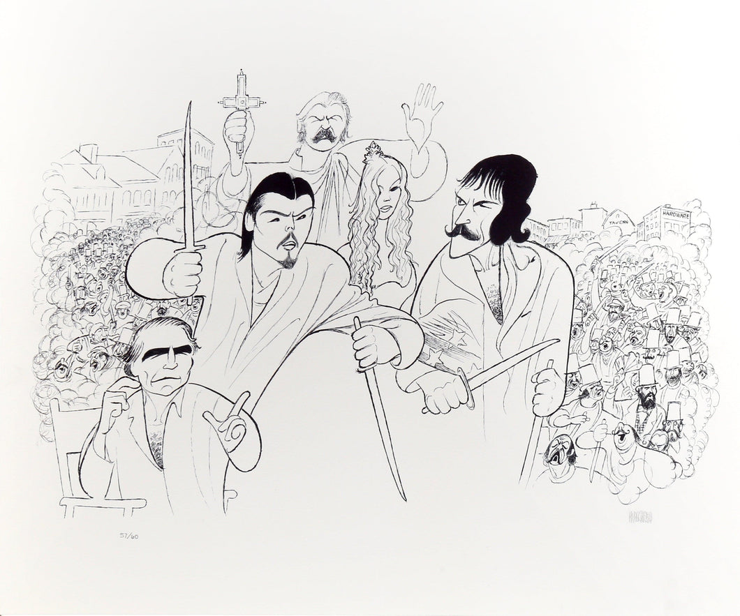 Gangs of New York Lithograph | Al Hirschfeld,{{product.type}}