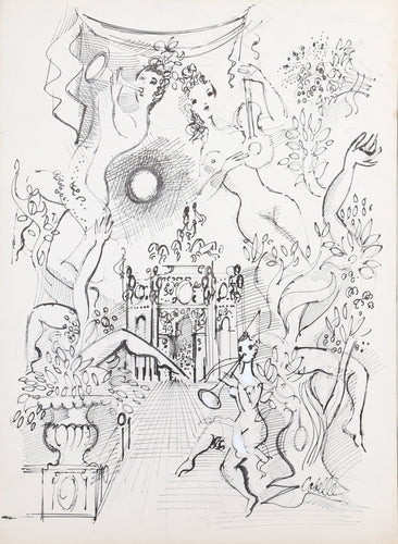 Garden Celebration with Nude Band 1 Ink | Charles Cobelle,{{product.type}}