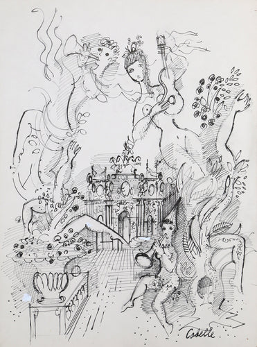 Garden Celebration with Nude Band 2 Ink | Charles Cobelle,{{product.type}}
