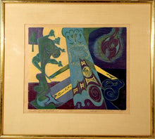 Garden of Delights Woodcut | Martin Barooshian,{{product.type}}