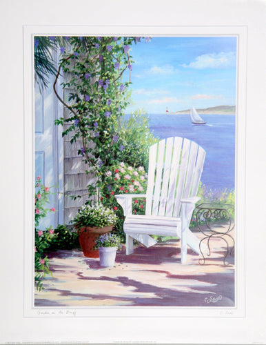 Garden on the Bluff Poster | Carol Saxe,{{product.type}}