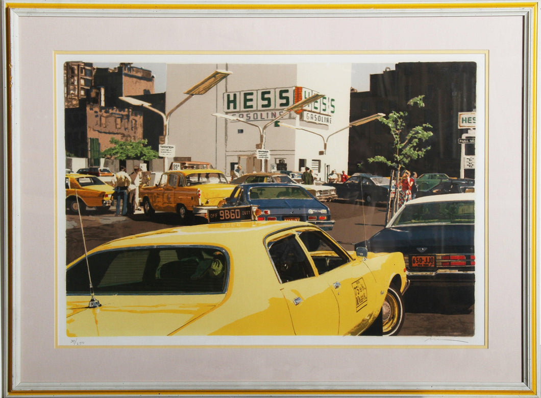 Gas Line from the City Scapes Portfolio Screenprint | Ron Kleemann,{{product.type}}