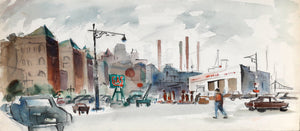 Gas Line (P3.10) Watercolor | Eve Nethercott,{{product.type}}