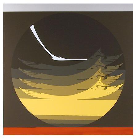 Gate Series Yellow Screenprint | Thomas W. Benton,{{product.type}}