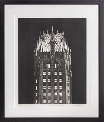 General Electric Building Etching | Richard Haas,{{product.type}}