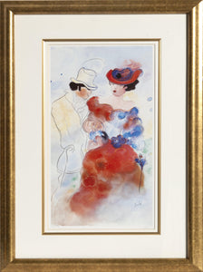 Gentleman and a Lady Lithograph | Zule Moskowitz,{{product.type}}
