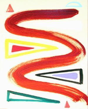 Geometric Abstract Acrylic | Drapelle,{{product.type}}