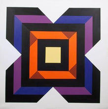 Geometric Flower Acrylic | Jules Engel,{{product.type}}