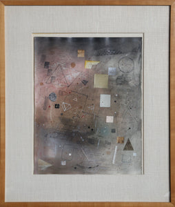 Geometric Forms in Space Mixed Media | David Shapiro,{{product.type}}