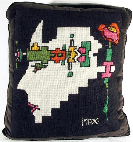 Geometric Portrait with Flower Home Decor | Peter Max,{{product.type}}