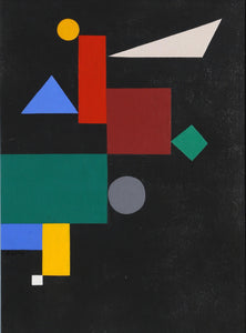 Geometric Stairs (After Kandinsky) Acrylic | Seymour Zayon,{{product.type}}