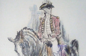 George Washington on Horse Pastel | David K. Stone,{{product.type}}