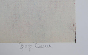 George Washington with Powder Lithograph | George Deem,{{product.type}}