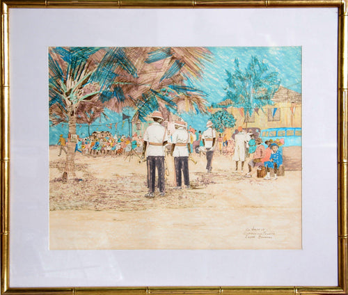 Georgetown Regatta Watercolor | Unknown Artist,{{product.type}}