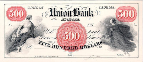 Georgia - 500 Dollars Currency | American Bank Note Commemoratives,{{product.type}}