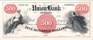 Georgia - 500 Dollars Currency | American Bank Note Commemoratives,{{product.type}}