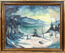 German Winter Landscape Oil | Wolf Rohricht,{{product.type}}