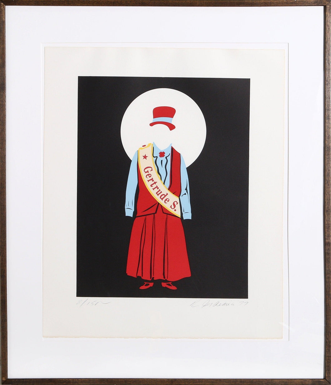 Gertrude Stein Lithograph | Robert Indiana,{{product.type}}