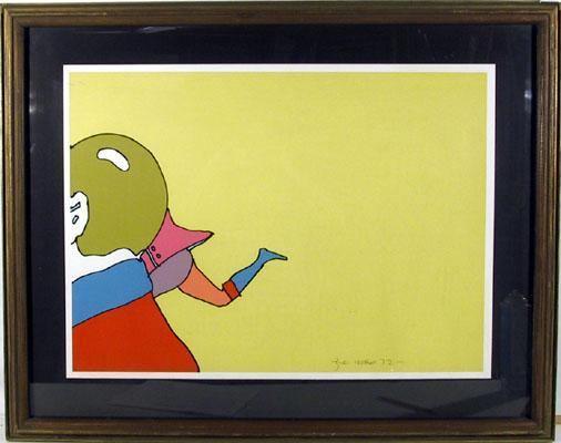 Getting there Quickly Screenprint | Peter Max,{{product.type}}