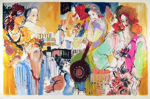 Getting Together Lithograph | Batia Magal,{{product.type}}