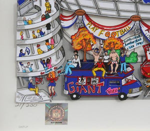 Giants Screenprint | Charles Fazzino,{{product.type}}