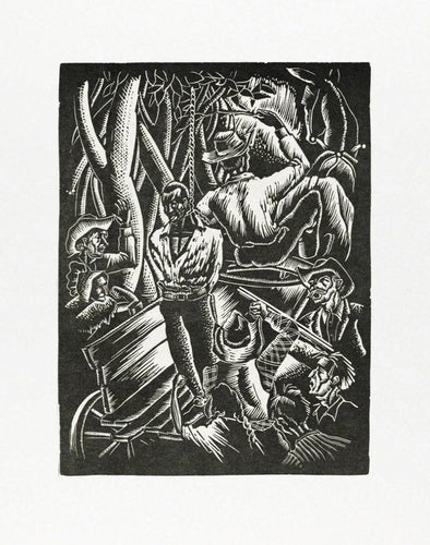 Giddap Linocut | Hale Woodruff,{{product.type}}