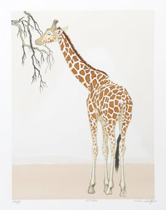 Giraffe Lithograph | Caroline Schultz,{{product.type}}
