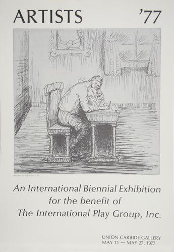 Girl Doing Homework II Poster | Henry Moore,{{product.type}}