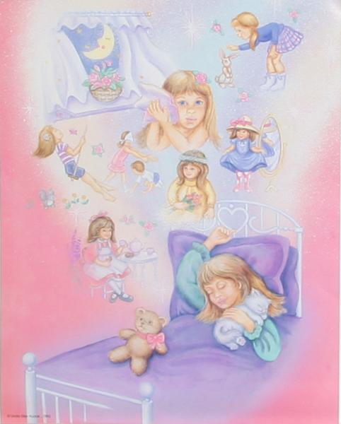 Girl Dreams Poster | Linda Elise Hudak,{{product.type}}
