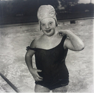 Girl in Swimming Cap (11) Black and White | Diane Arbus,{{product.type}}