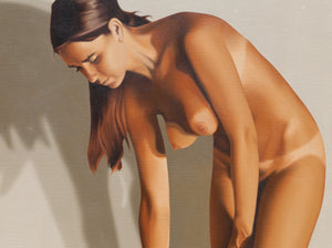 Girl on a Chair Oil | Bill Wiman,{{product.type}}