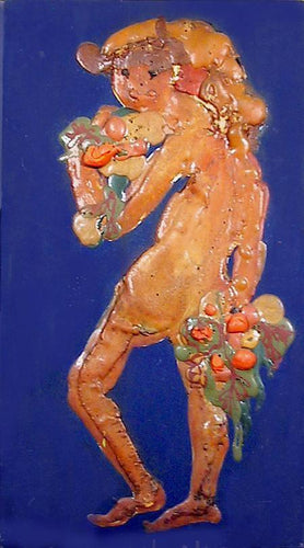 Girl with Bouquets Mixed Media | Alexander Raymond Katz,{{product.type}}