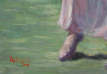 Girl with Flower Basket Oil | Philippe Alfieri,{{product.type}}