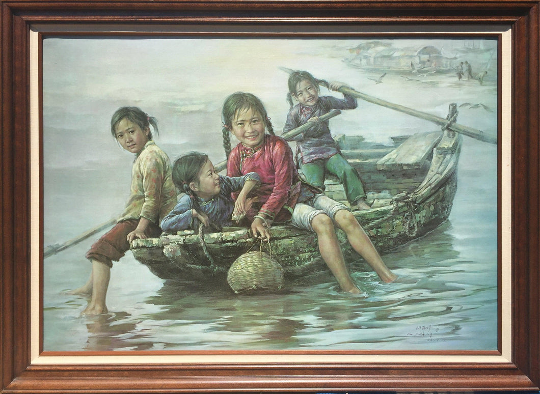 Girls in a Boat Digital | Kee Fung Ng,{{product.type}}